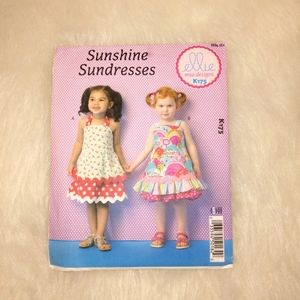 Kwik Sew 175 Sunshine Sundresses Toddler size 1-2-3-4